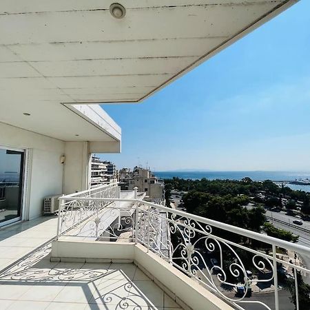 Rare Seaview Penthouse In Paleo Faliro Lägenhet Aten Exteriör bild